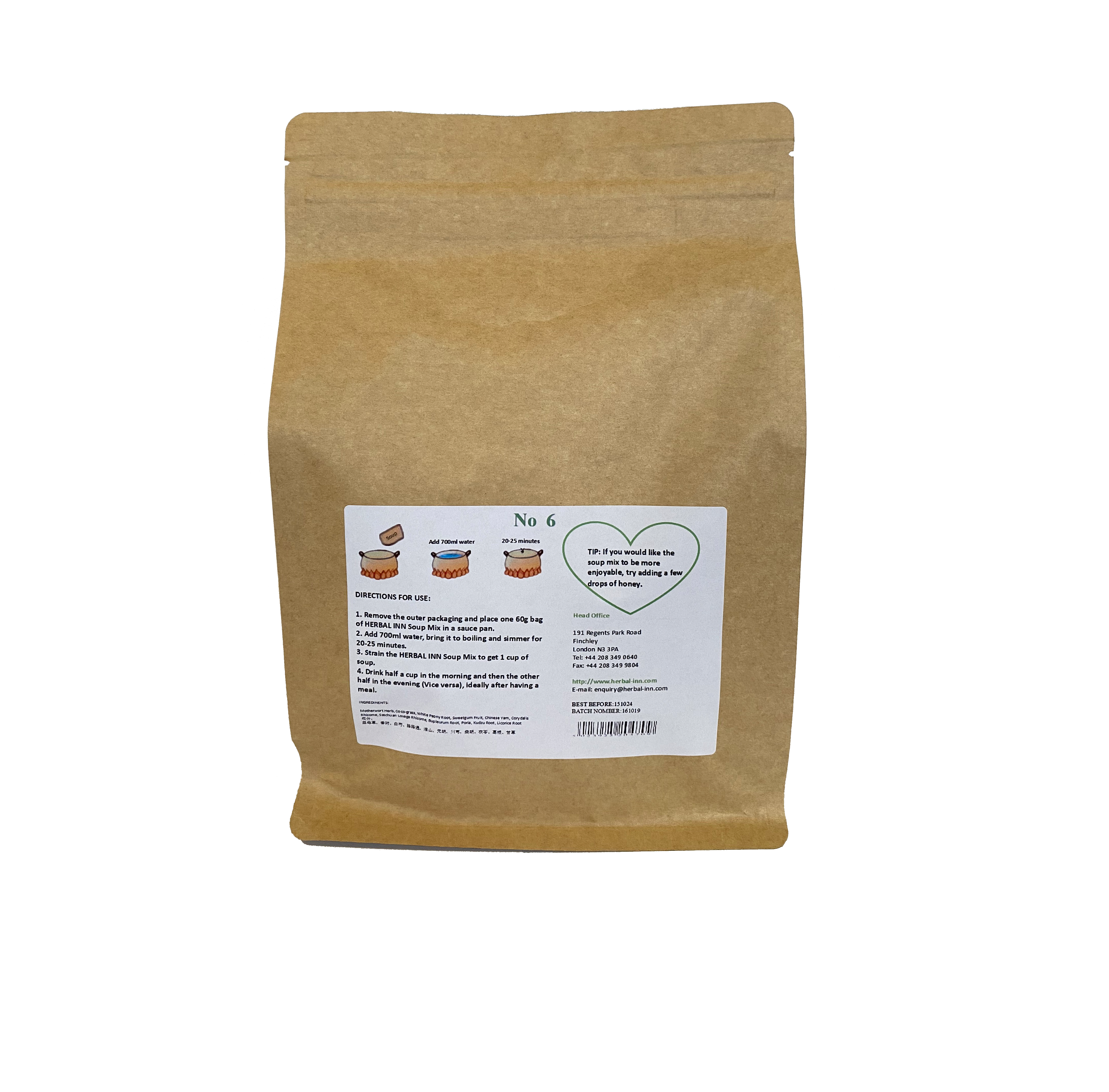 Soup Mix 6 - Herba Leonuri and Rhizoma Cyperi Combination