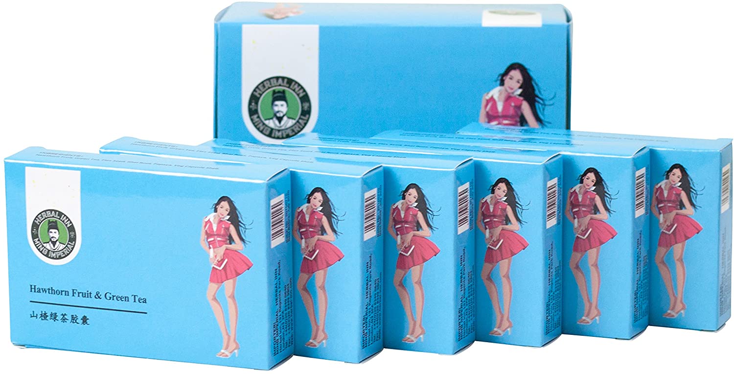 Slim-Easy Capsules: Hawthorn Fruit and Green Tea (Large Box)
