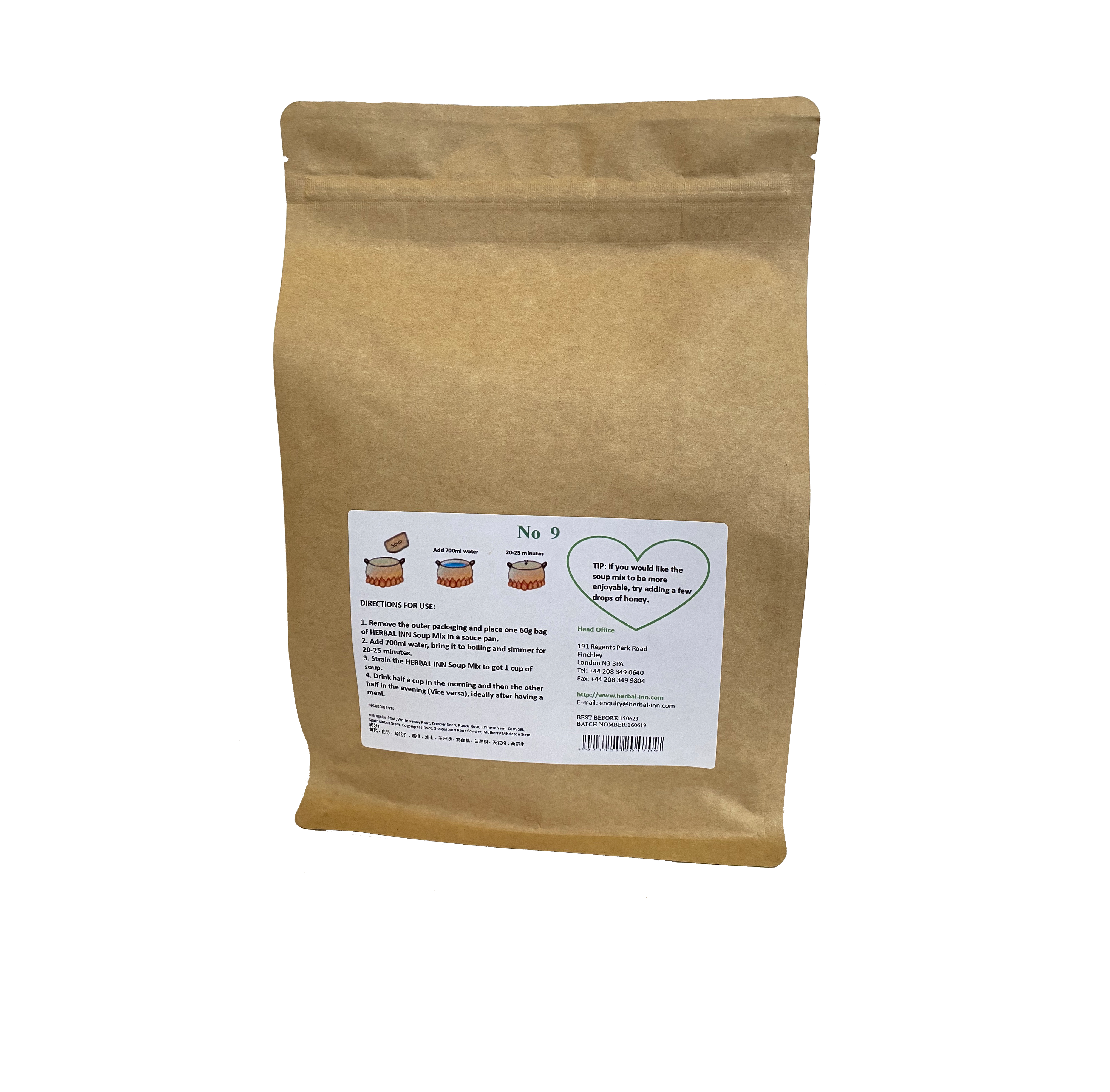 Soup Mix 9 - Radix Astragali and Radix Paeoniae Alba Combination