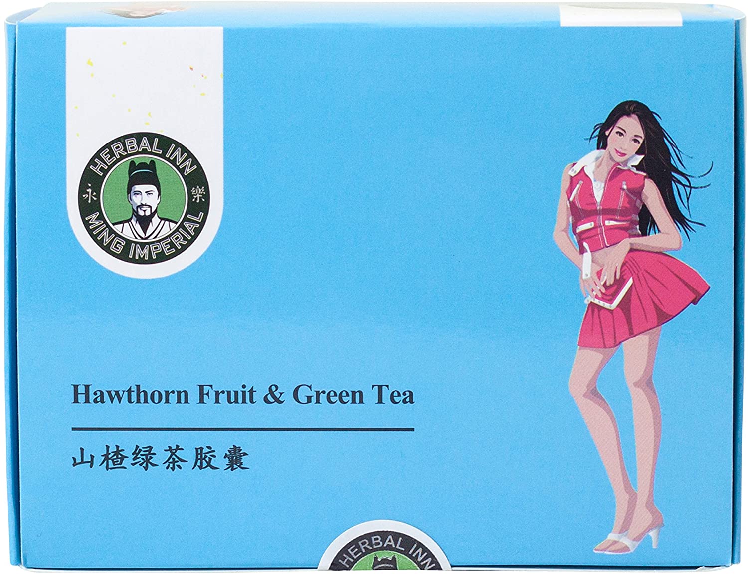 Slim Easy Capsules Hawthorn Fruit and Green Tea Large Box